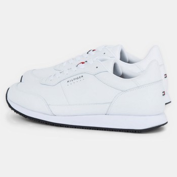 Tommy Hilfiger - Baskets running en Cuir blanches - 04 -4785787