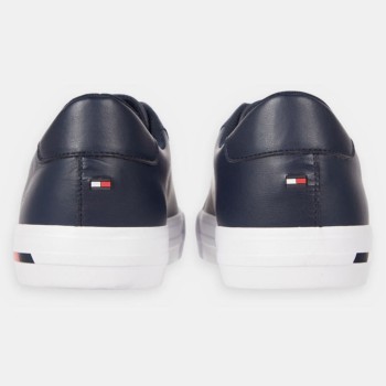 Tommy Hilfiger - Baskets en Cuir Vulc Modern bleu marine - 04 -4785748