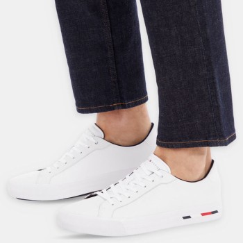 Tommy Hilfiger - Baskets en Cuir Vulc Modern blanches - 04 -4785745