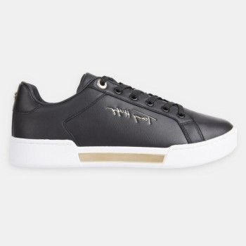 Tommy Hilfiger - Baskets en Cuir Elevated noires - 04 -4785157