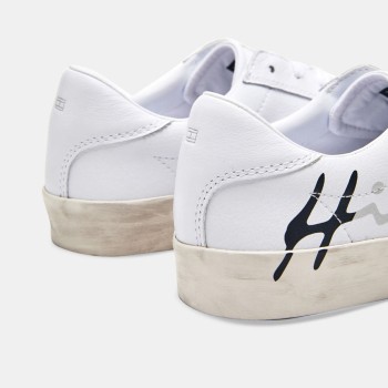 Tommy Hilfiger - Baskets en Cuir J3 Rwb Signature blanches - 04 -4543199