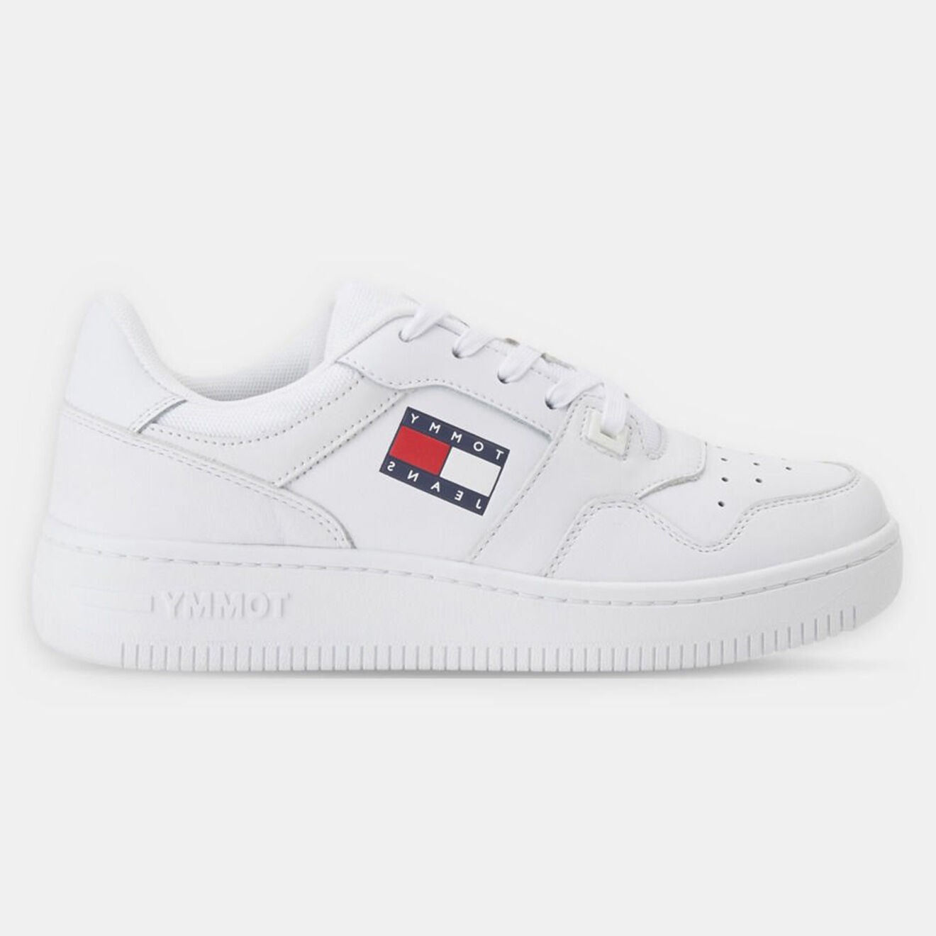 Tommy Jeans - Baskets en Cuir J3 Tj Retro blanches - 04 -4543187