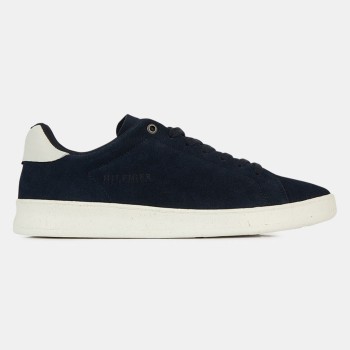 Tommy Hilfiger - Baskets en Velours de Cuir J3 Cupsole Ecor bleu marine - 04 -4543004