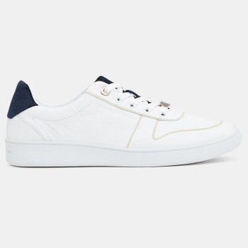 Tommy Hilfiger - Baskets en Cuir Premium Court blanches - 04 -4337048