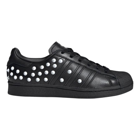 Adidas - Baskets en Cuir Superstar noires - 04 -3642866