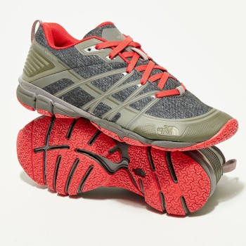 The North Face - Sneakers training Litewave Ampere gris/rouge - 04 -3613604