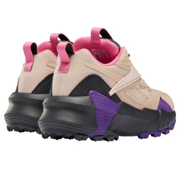 Reebok - Baskets en Velours de Cuir & Mesh Aztrek Double Mix T rose/violet - 04 -3483170