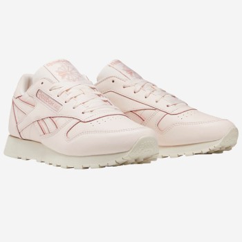 Reebok - Baskets en Cuir Cl Ltr rose clair - 04 -3483041