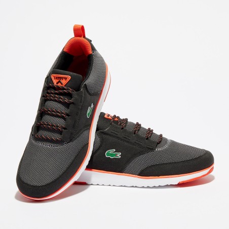 Lacoste - Baskets L.Ight 317 1 noir/rouge - 04 -2477039