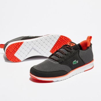 Lacoste - Baskets L.Ight 317 1 noir/rouge - 04 -2477039