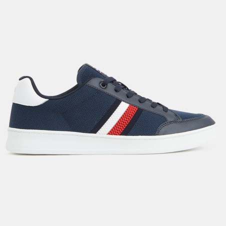 Tommy Hilfiger - Tennis Retro Cupsole Knit bleu marine - 04 -4785814