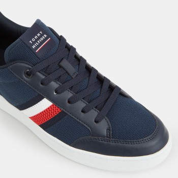 Tommy Hilfiger - Tennis Retro Cupsole Knit bleu marine - 04 -4785814