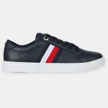 Tommy Hilfiger - Baskets en Cuir Webbing bleu marine - 04 -4785124