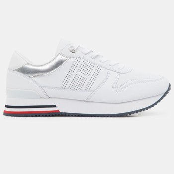 Tommy Hilfiger - Baskets running compensées en Cuir Active blanches - 04 -4337009