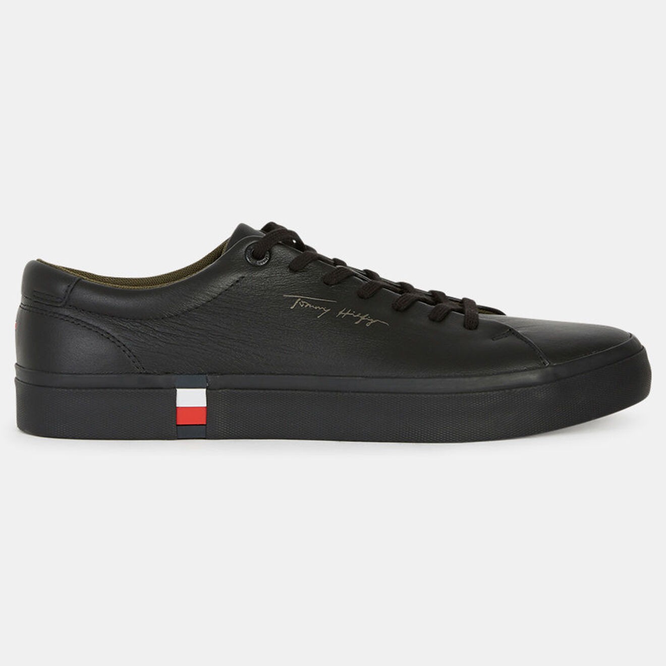 Tommy Hilfiger - Baskets en Cuir Corporate Monoch noires - 04 -4336847