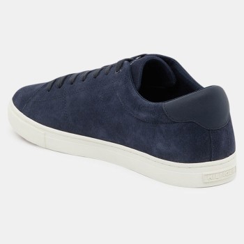 Tommy Hilfiger - Baskets en Velours de Cuir Vulc bleu marine - 04 -4336841