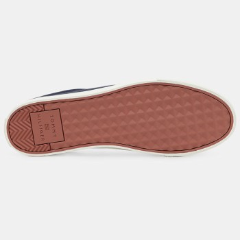 Tommy Hilfiger - Baskets en Velours de Cuir Vulc bleu marine - 04 -4336841