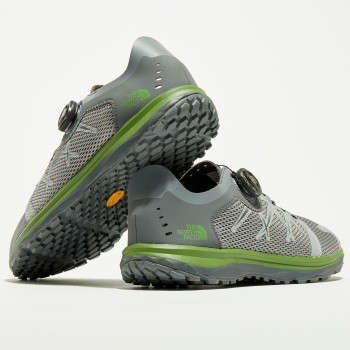 The North Face - Sneakers trekking Litewave Flow Boa gris/vert - 04 -3613709