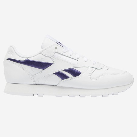 Reebok - Baskets en Cuir Cl Lthr Bicolore blanc/bleu - 04 -3483113