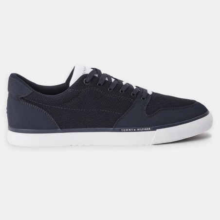 Tommy Hilfiger - Baskets Core Mix Mesh Vulc bleu marine - 04 -4785817