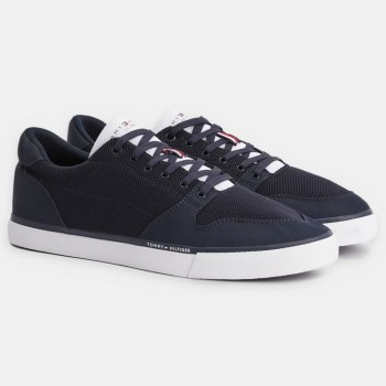 Tommy Hilfiger - Baskets Core Mix Mesh Vulc bleu marine - 04 -4785817