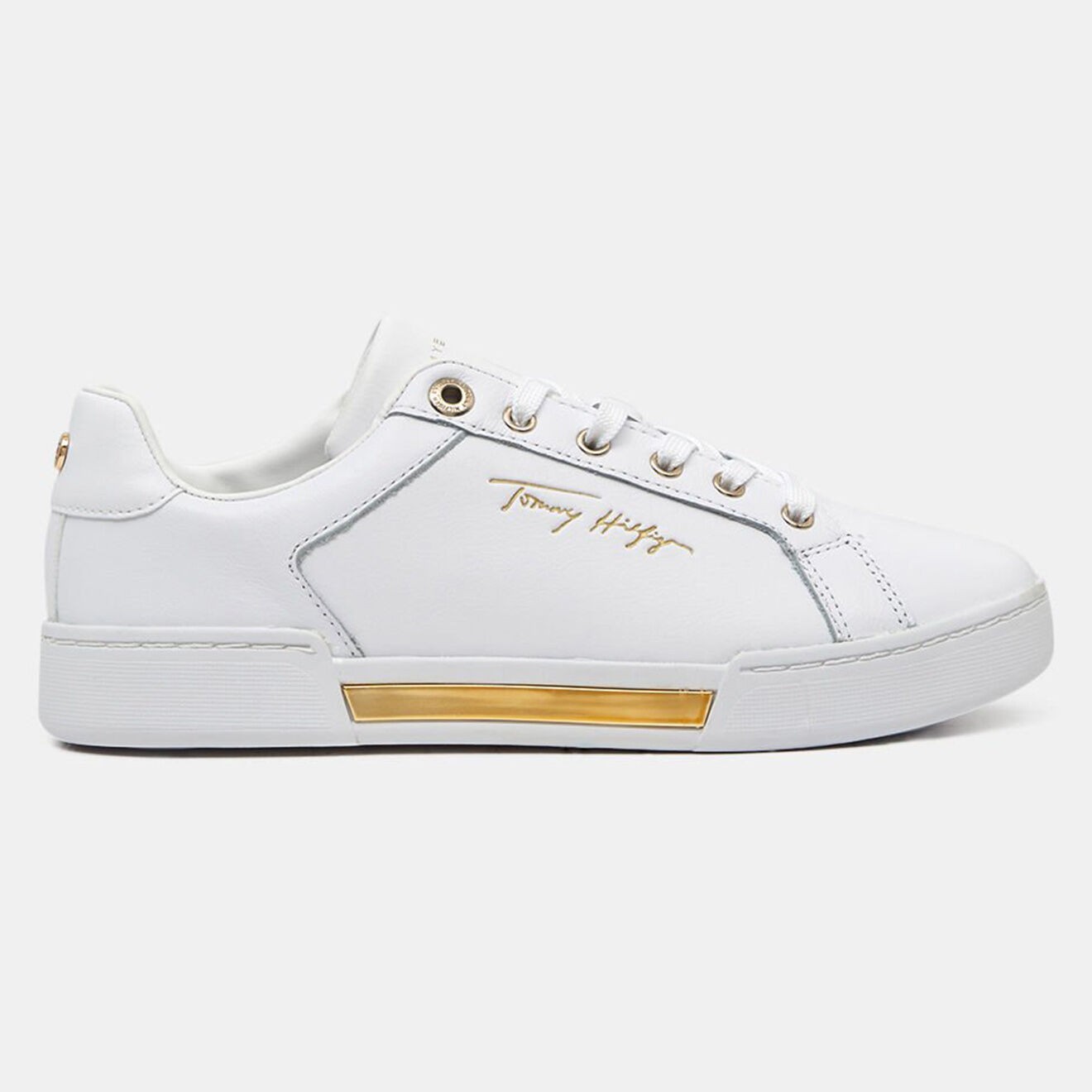 Tommy Hilfiger - Baskets en Cuir Elevated blanches - 04 -4543142