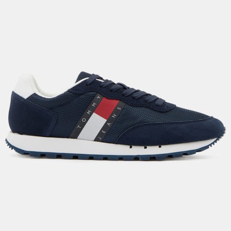 Tommy Jeans - Baskets running Mix bleu marine - 04 -4542956