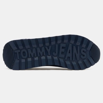 Tommy Jeans - Baskets running Mix bleu marine - 04 -4542956