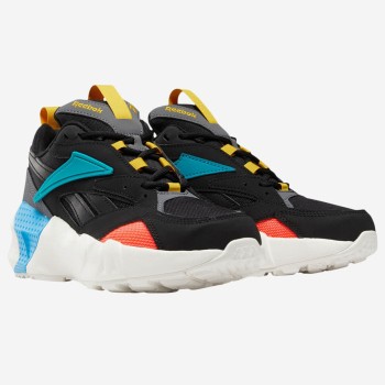 Reebok - Baskets Aztrek Double Mix P noir/turquoise/orange - 04 -3483014