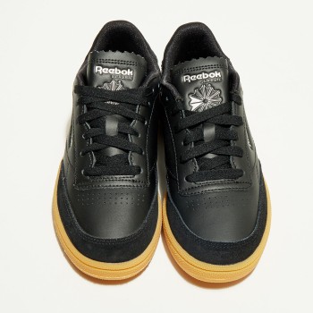 Reebok - Baskets en Cuir Club C 85 New Heel noires - 04 -3482981