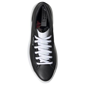 Adidas - Baskets en Cuir Adidas Sleek Super W noir/blanc - 04 -3480098