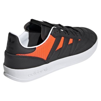 Adidas - Baskets en Cuir & Mesh Sobakov P94 noir/orange - 04 -3480050