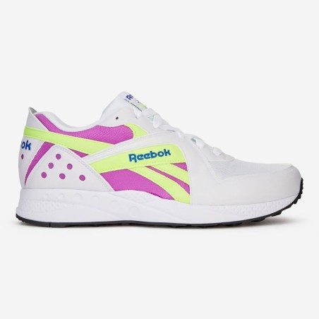 Reebok - Baskets Pyro blanc/violet/jaune - 04 -3206732