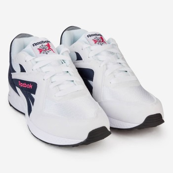 Reebok - Baskets en mesh Pyro blanc/bleu - 04 -3206729