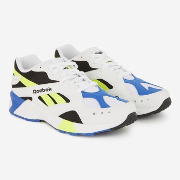 Reebok - Baskets en mesh Aztrek blanc/noir/jaune - 04 -3206726