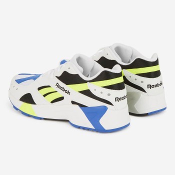 Reebok - Baskets en mesh Aztrek blanc/noir/jaune - 04 -3206726