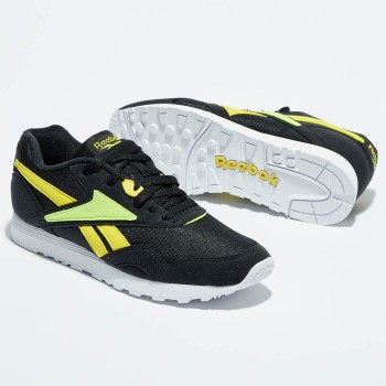 Reebok - Baskets Rapide Mu noir/jaune - 04 -3206708