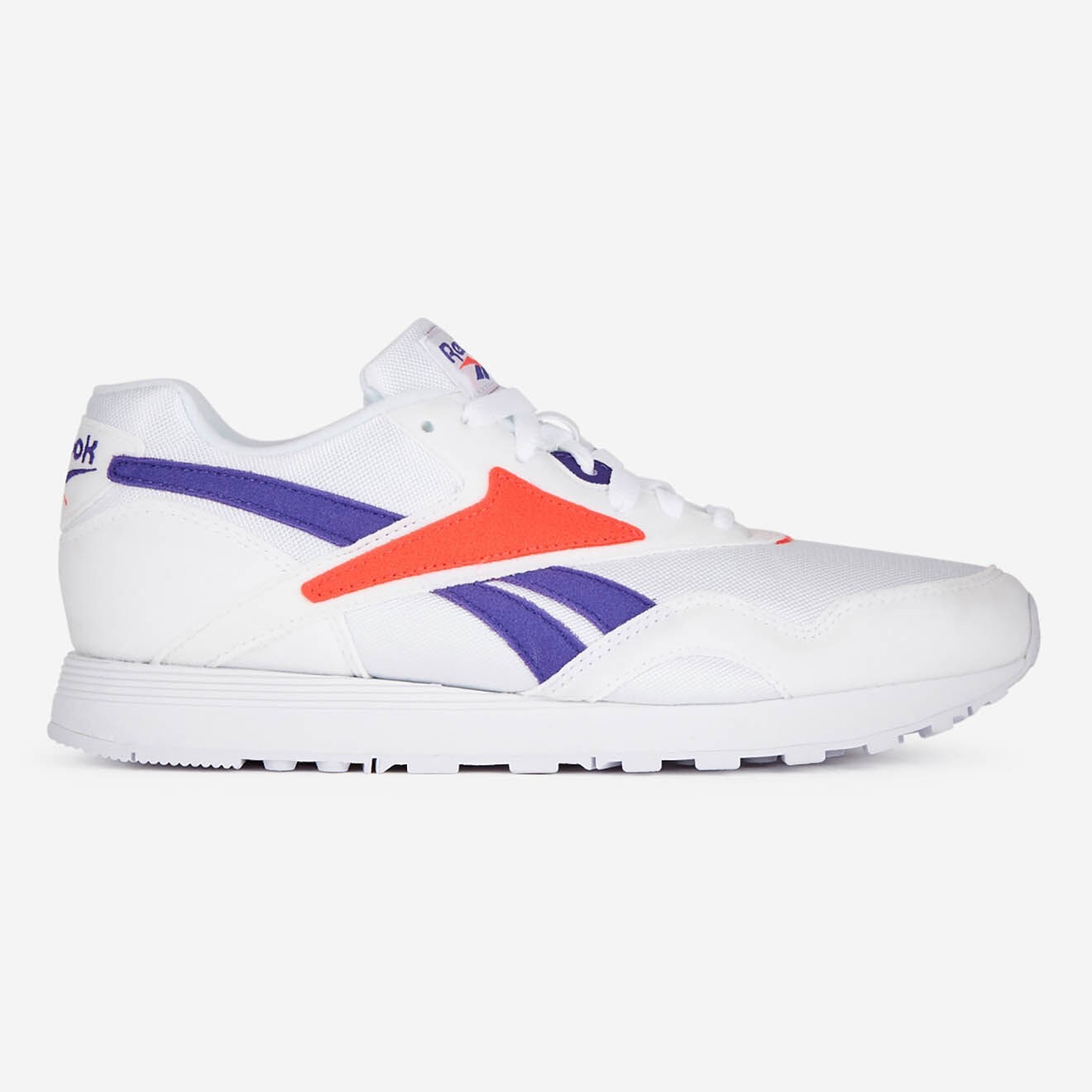 Reebok - Baskets en Velours de Cuir & Mesh Rapide Ogi blanc/bleu - 04 -3205718