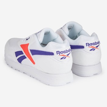 Reebok - Baskets en Velours de Cuir & Mesh Rapide Ogi blanc/bleu - 04 -3205718