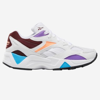 Reebok - Baskets Aztrek 96 blanc/bordeaux/violet - 04 -3483092