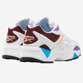 Reebok - Baskets Aztrek 96 blanc/bordeaux/violet - 04 -3483092