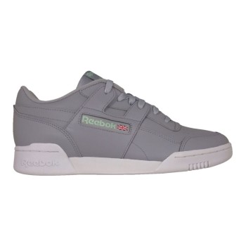 Reebok - Baskets en Cuir Workout Plus Cn5204 grises - 04 -2985143