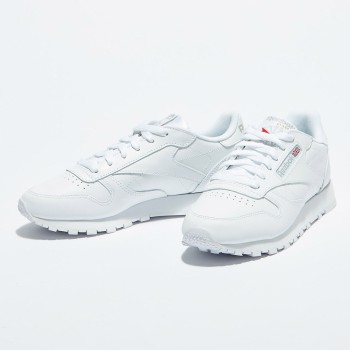 Reebok - Baskets en Cuir Cl Lthr Basique 2232 blanches - 04 -2981921