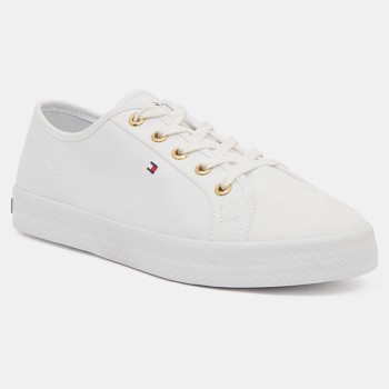 Tommy Hilfiger - Baskets Essential Canvas blanches - 04 -4785136