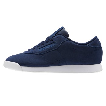 Reebok - Baskets en Velours de Cuir Princess bleu marine - 04 -2493794