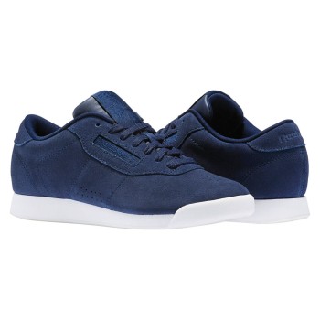 Reebok - Baskets en Velours de Cuir Princess bleu marine - 04 -2493794