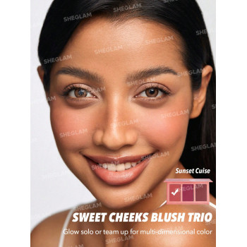 SHEGLAM Trio de blush Sweet Cheeks - SunSet Cruise - 3240613