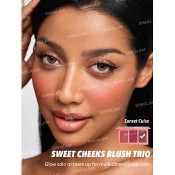 SHEGLAM Trio de blush Sweet Cheeks - SunSet Cruise - 3240613