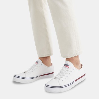 Tommy Jeans - Baskets Essential Low blanches - 04 -4542941