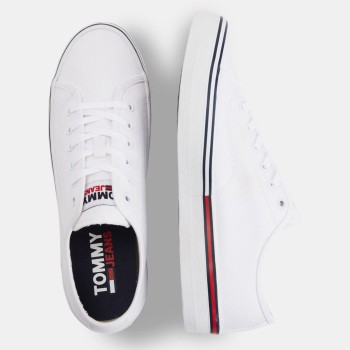 Tommy Jeans - Baskets Essential Low blanches - 04 -4542941